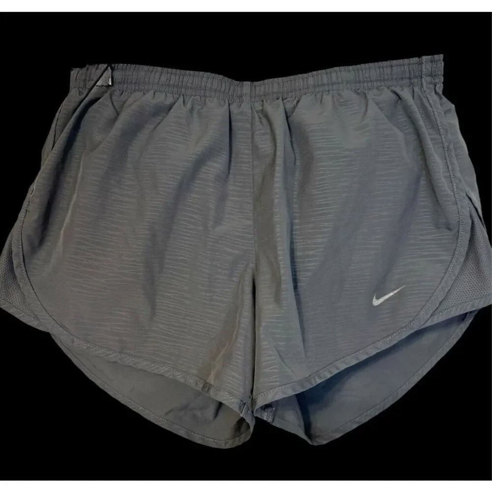 Nike Dri-FIT Tempo Running Shorts Set of 2 Black & Gray Small